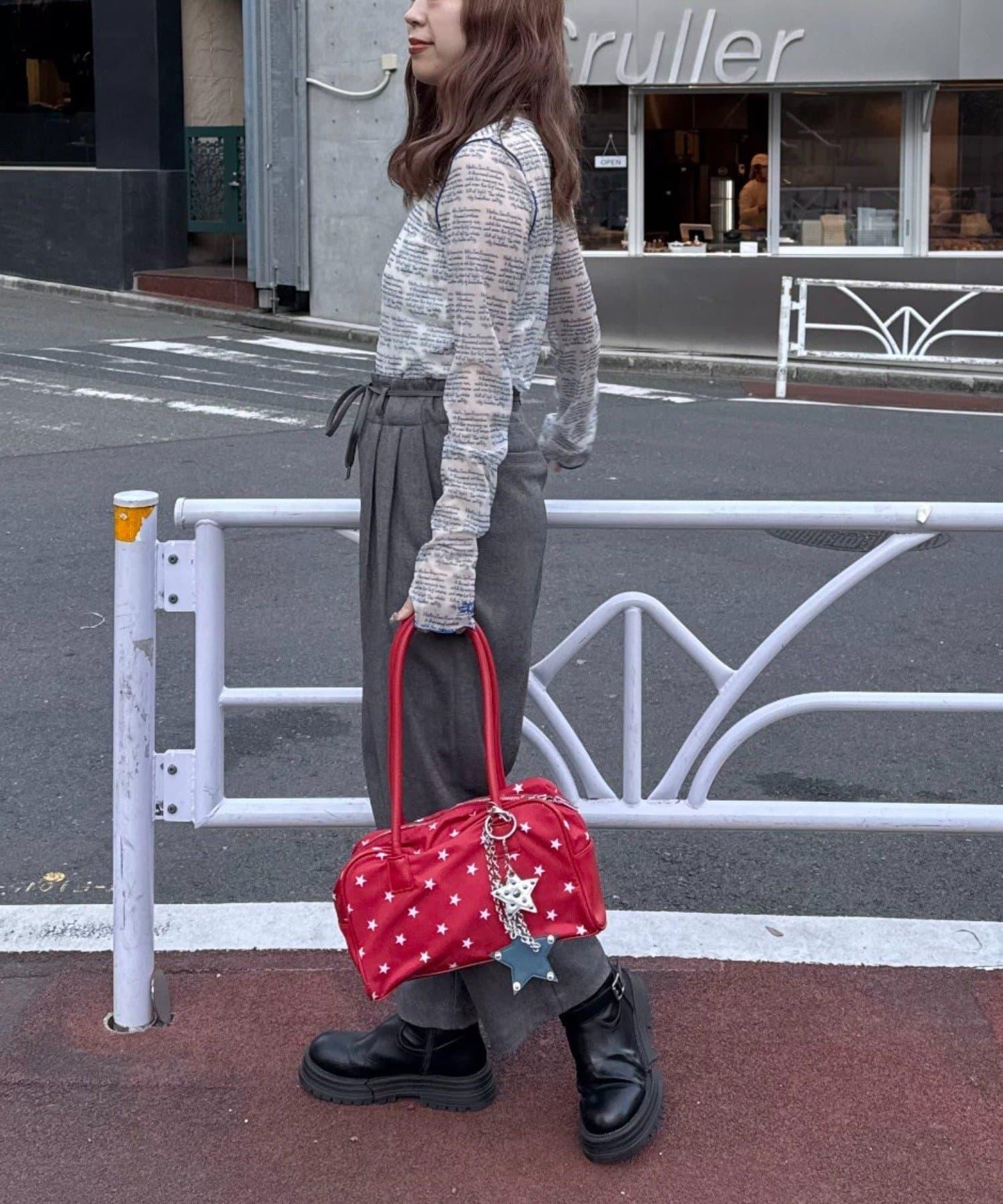 HELLO.SANFRANCISCO 透感文字印花T恤