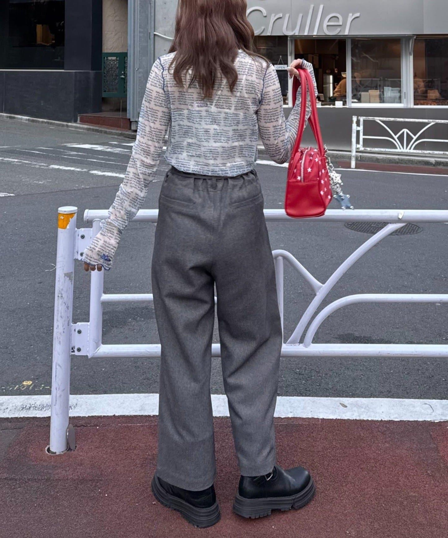 HELLO.SANFRANCISCO 透感文字印花T恤