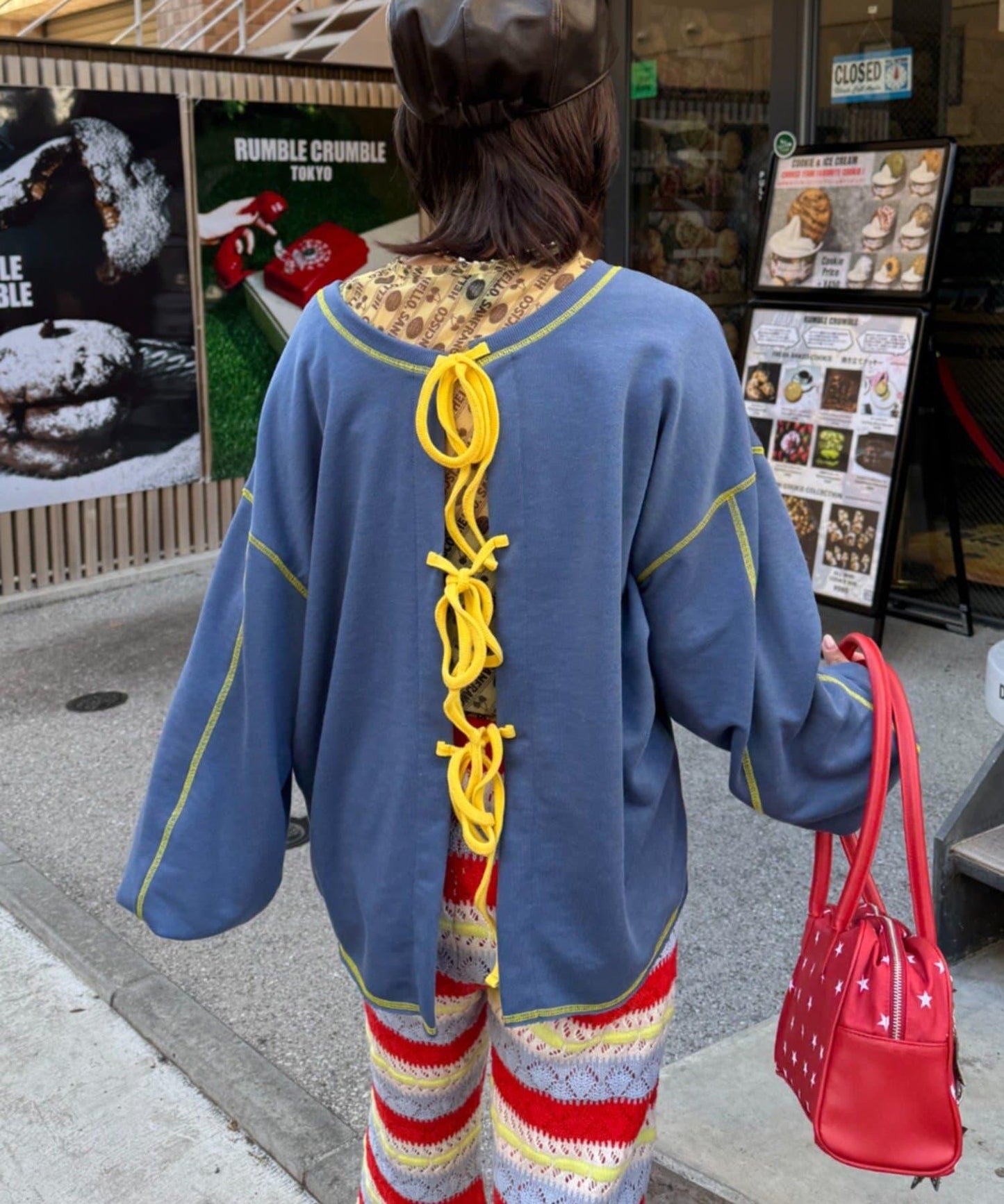 HELLO.SANFRANCISCO ハロサン 2WAY 鏤空衛衣