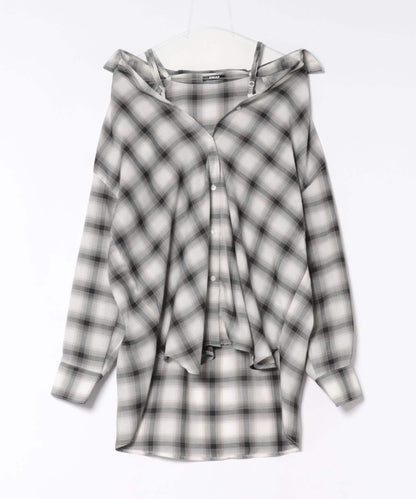 自在穿搭 3WAY 寬鬆襯衫式上衣