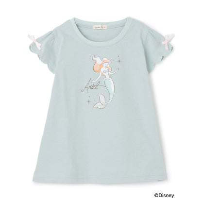 ディズニー（迪士尼） 速幹防曬不易變形 扇貝邊袖 轉印印花 T恤