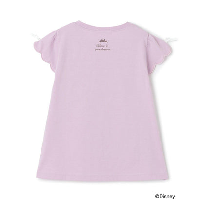 ディズニー（迪士尼） 速幹防曬不易變形 扇貝邊袖 轉印印花 T恤