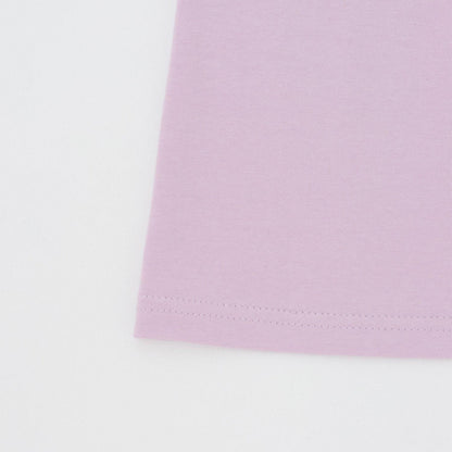 ディズニー（迪士尼） 速幹防曬不易變形 扇貝邊袖 轉印印花 T恤