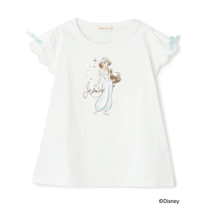 ディズニー（迪士尼） 速幹防曬不易變形 扇貝邊袖 轉印印花 T恤