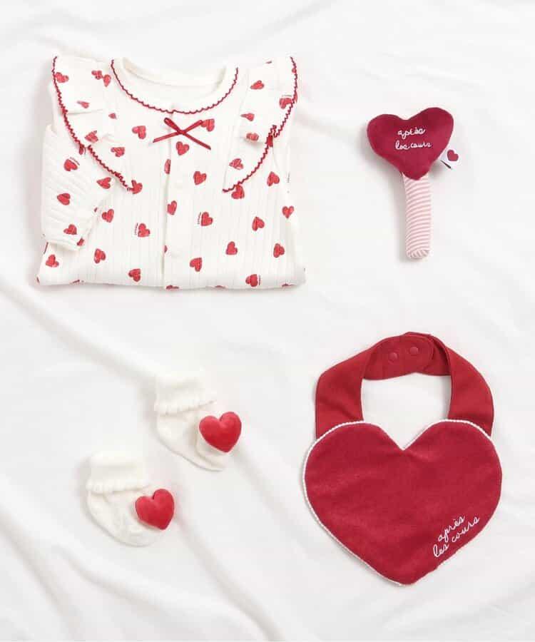 心形圖案 嬰兒圍嘴