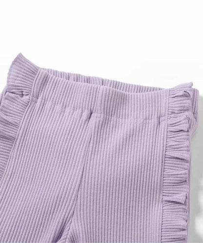 側邊荷葉邊 7days Style pants 全長打底褲