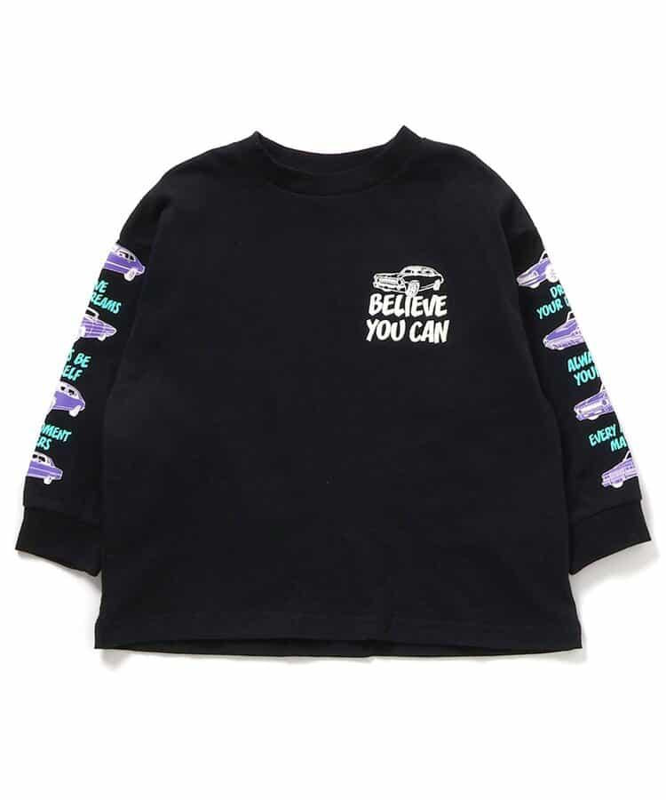 袖部裝飾 長袖T恤