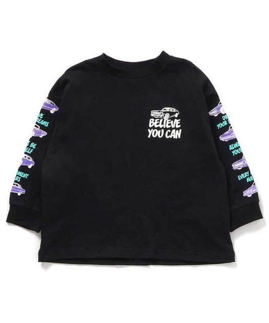 袖部裝飾 長袖T恤