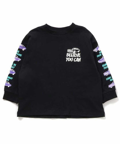 袖部裝飾 長袖T恤