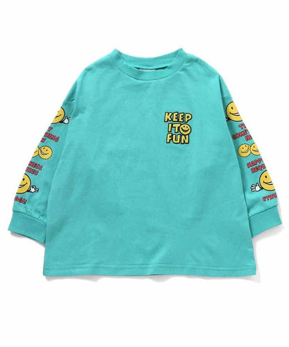 袖部裝飾 長袖T恤