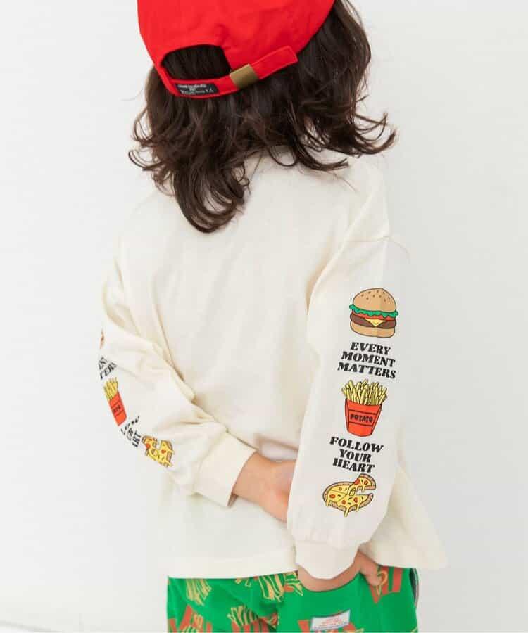 袖部裝飾 長袖T恤