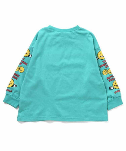 袖部裝飾 長袖T恤