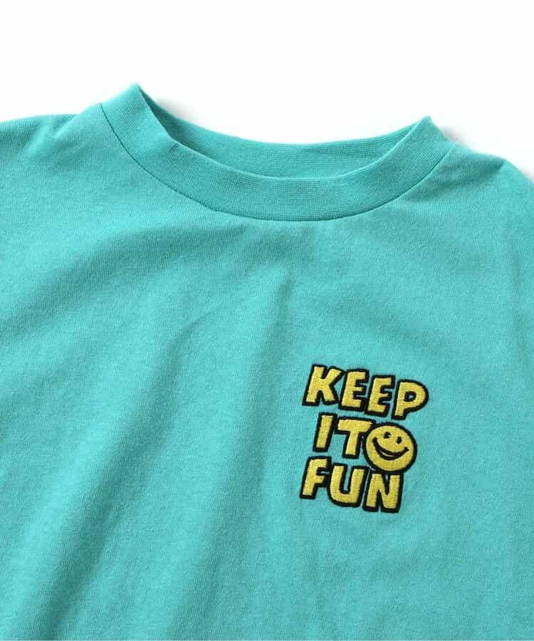 袖部裝飾 長袖T恤