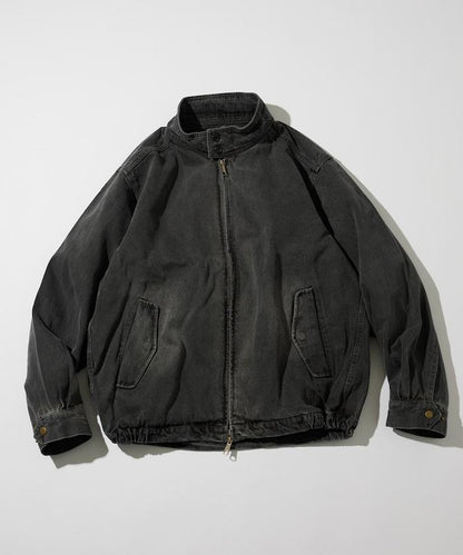 寬鬆版型 Harrington 牛仔夾克