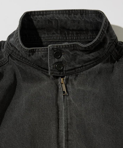 寬鬆版型 Harrington 牛仔夾克