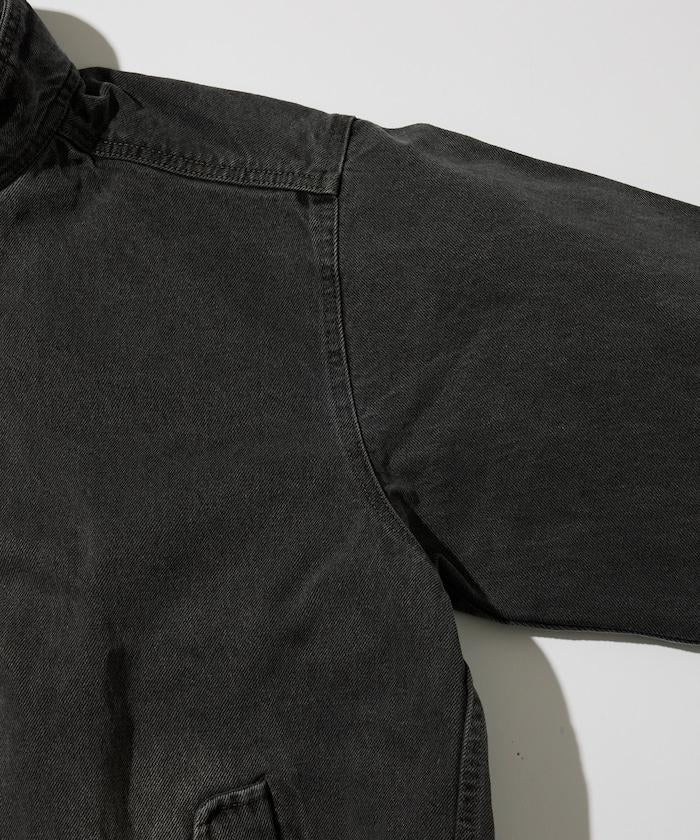 寬鬆版型 Harrington 牛仔夾克