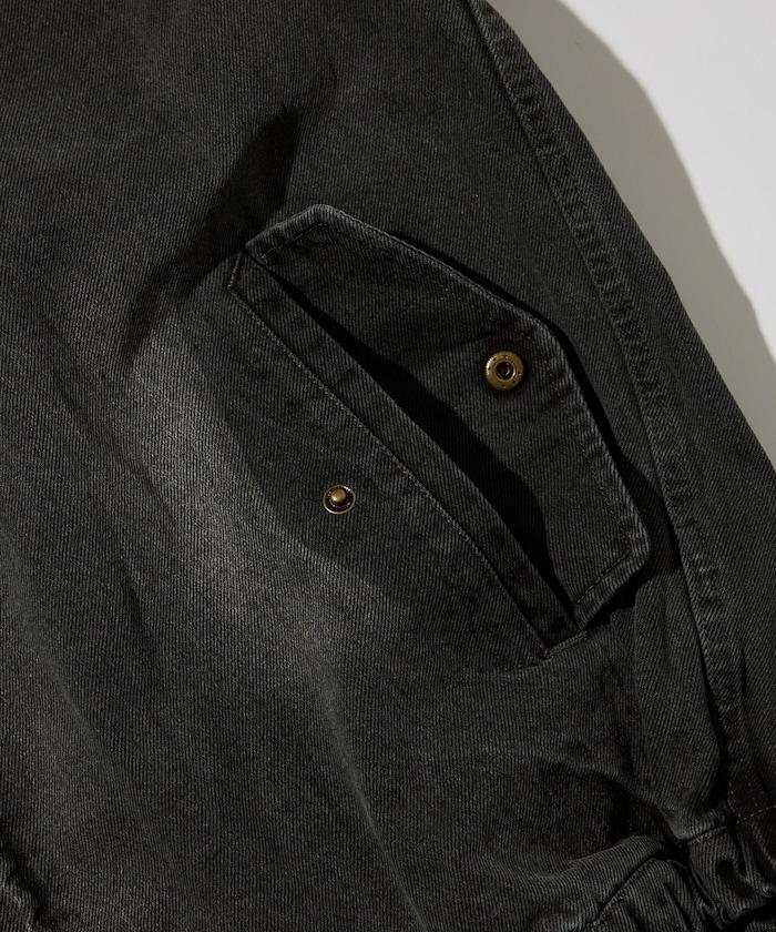 寬鬆版型 Harrington 牛仔夾克