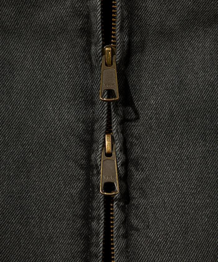 寬鬆版型 Harrington 牛仔夾克