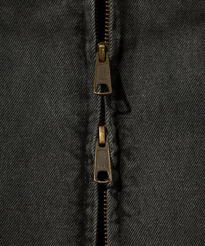 寬鬆版型 Harrington 牛仔夾克