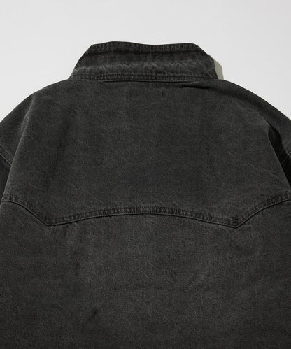 寬鬆版型 Harrington 牛仔夾克