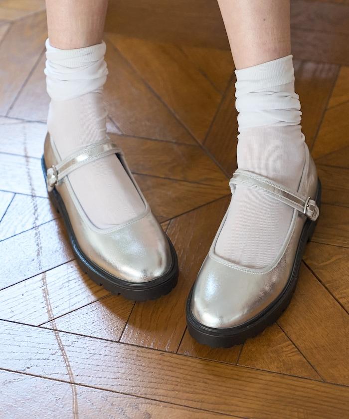 晴雨兩用 厚底設計 瑪麗珍鞋