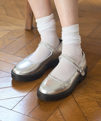 晴雨兩用 厚底設計 瑪麗珍鞋