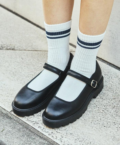 晴雨兩用 厚底設計 瑪麗珍鞋