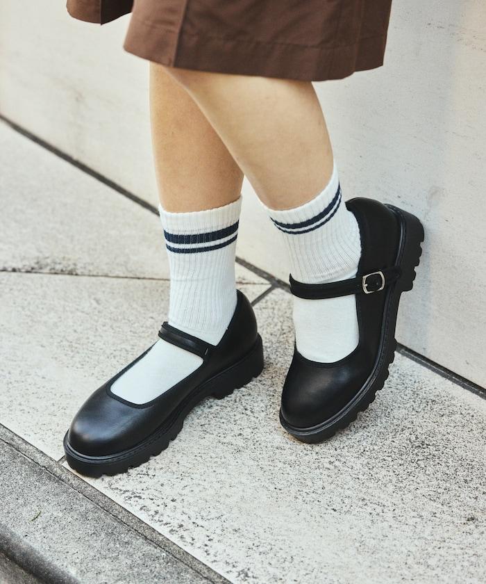 晴雨兩用 厚底設計 瑪麗珍鞋