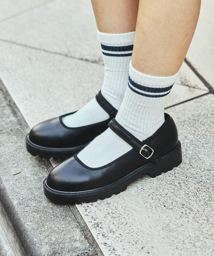 晴雨兩用 厚底設計 瑪麗珍鞋
