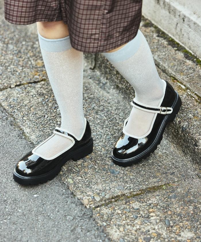 晴雨兩用 厚底設計 瑪麗珍鞋