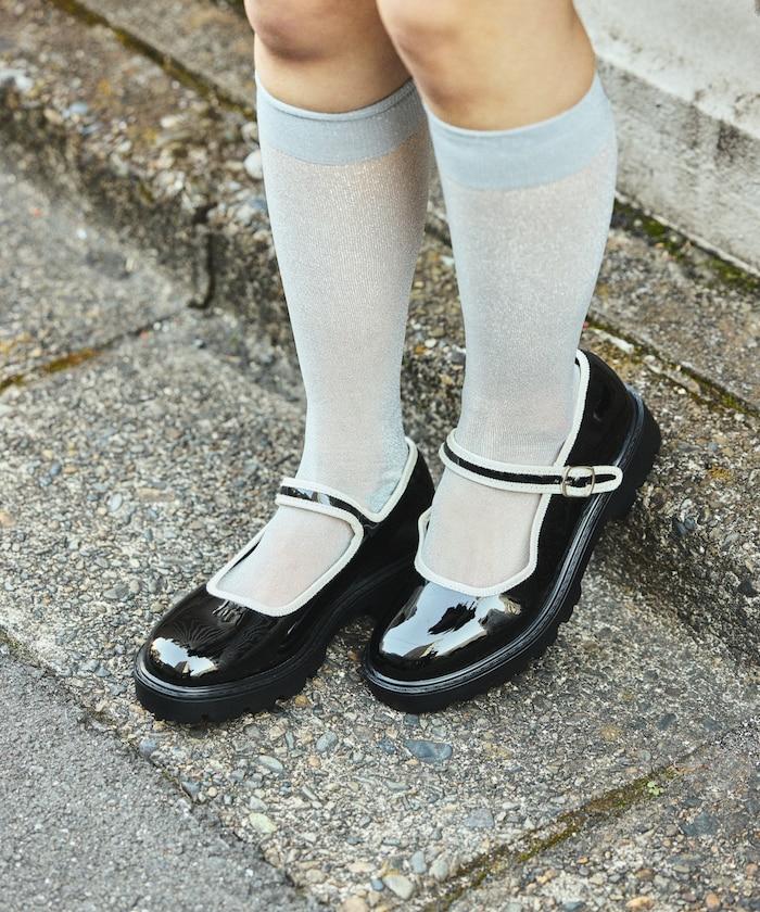 晴雨兩用 厚底設計 瑪麗珍鞋