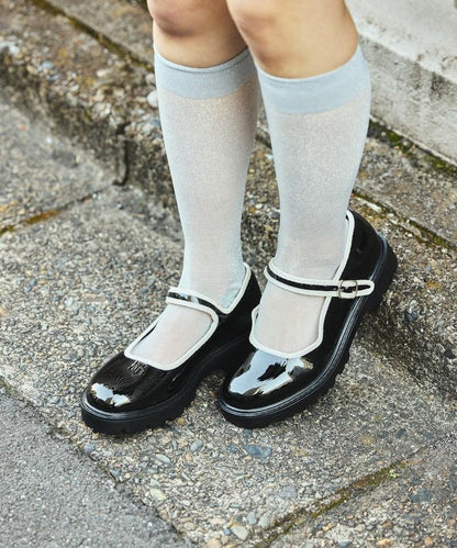 晴雨兩用 厚底設計 瑪麗珍鞋