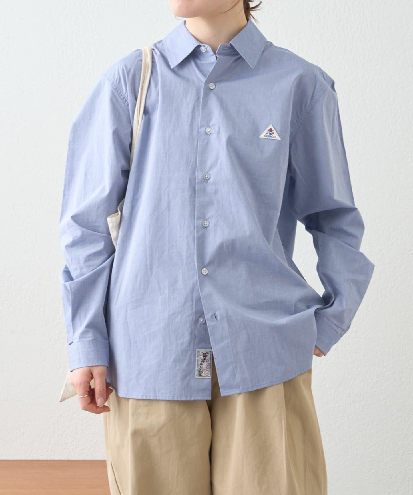 【GEVACO】常規領純色襯衫