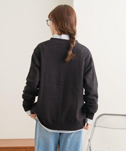 【GEVACO】棉質V領開衫