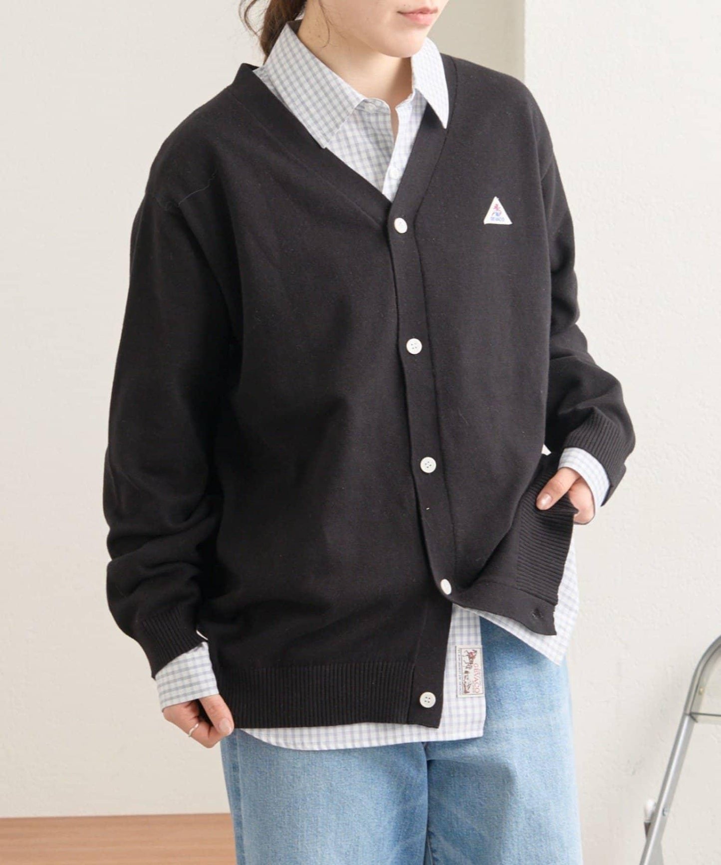 【GEVACO】棉質V領開衫