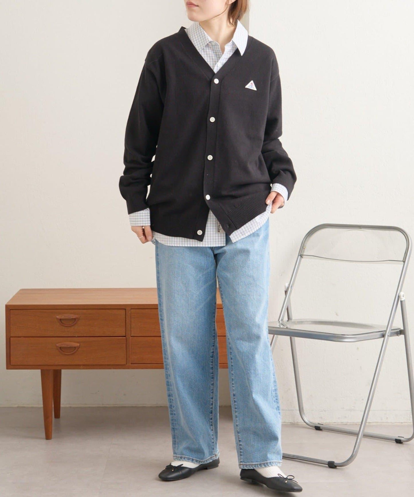 【GEVACO】棉質V領開衫