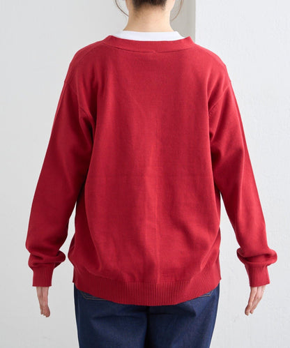 【GEVACO】棉質V領開衫