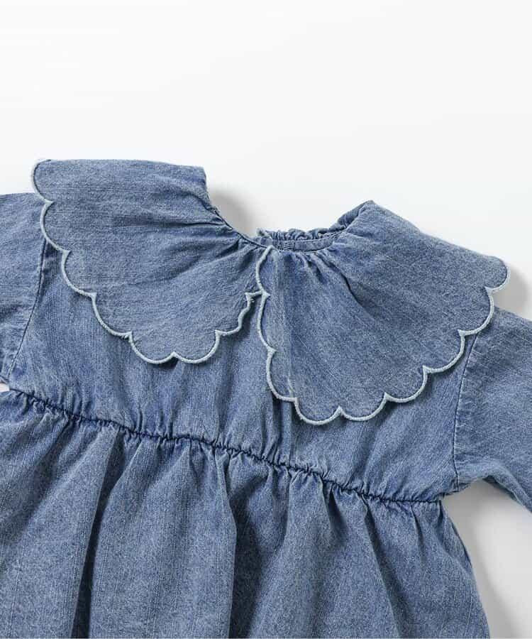 Bpop 襯衫連衣裙風格連體衣