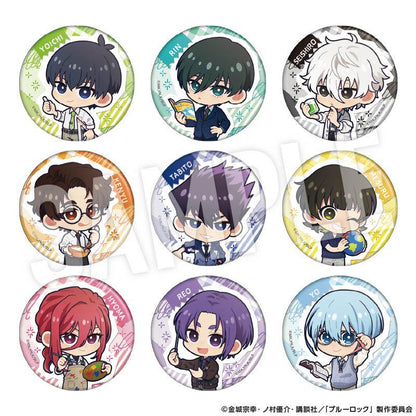 《藍色監獄》 Study Q版系列 徽章 BOX裝（9個入）