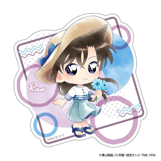 《名偵探柯南》 海邊Q版系列 毛利蘭 輪廓透明貼紙