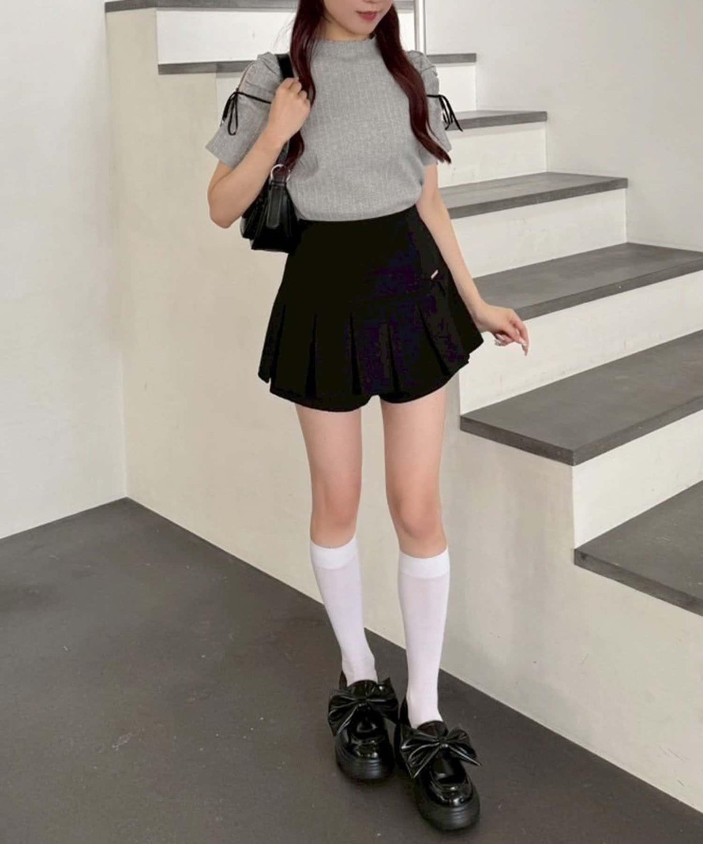 one after another 大蝴蝶結設計 樂福鞋