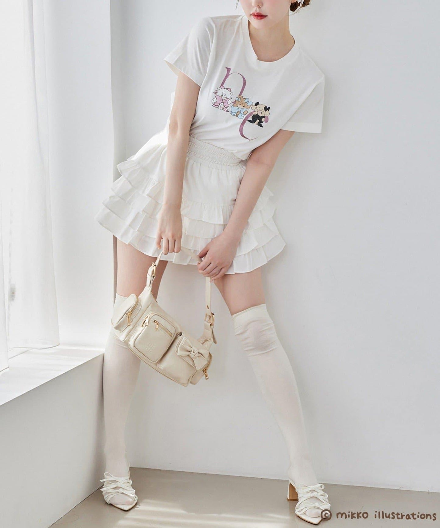 one after another mikko合作 印花T恤