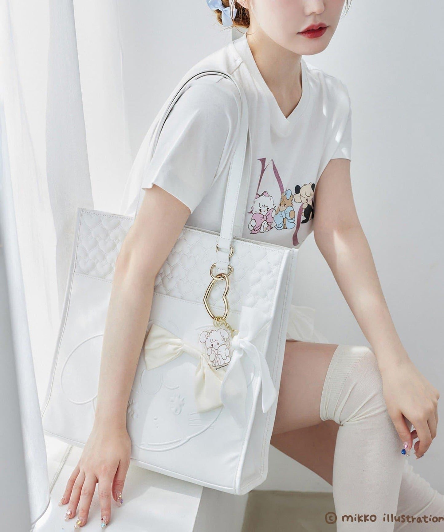 one after another mikko合作 印花T恤