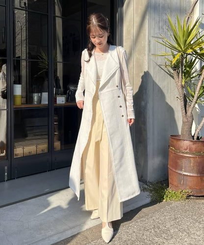 one after another 無袖長款馬甲款連衣裙