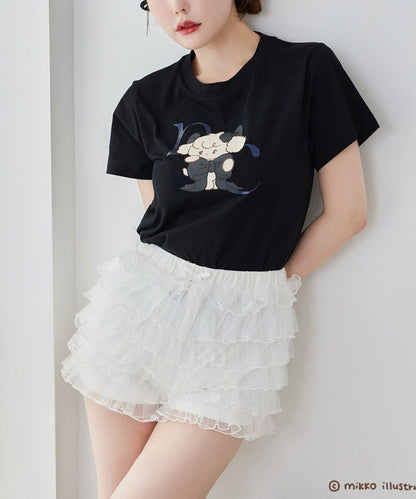 one after another mikko合作 印花T恤