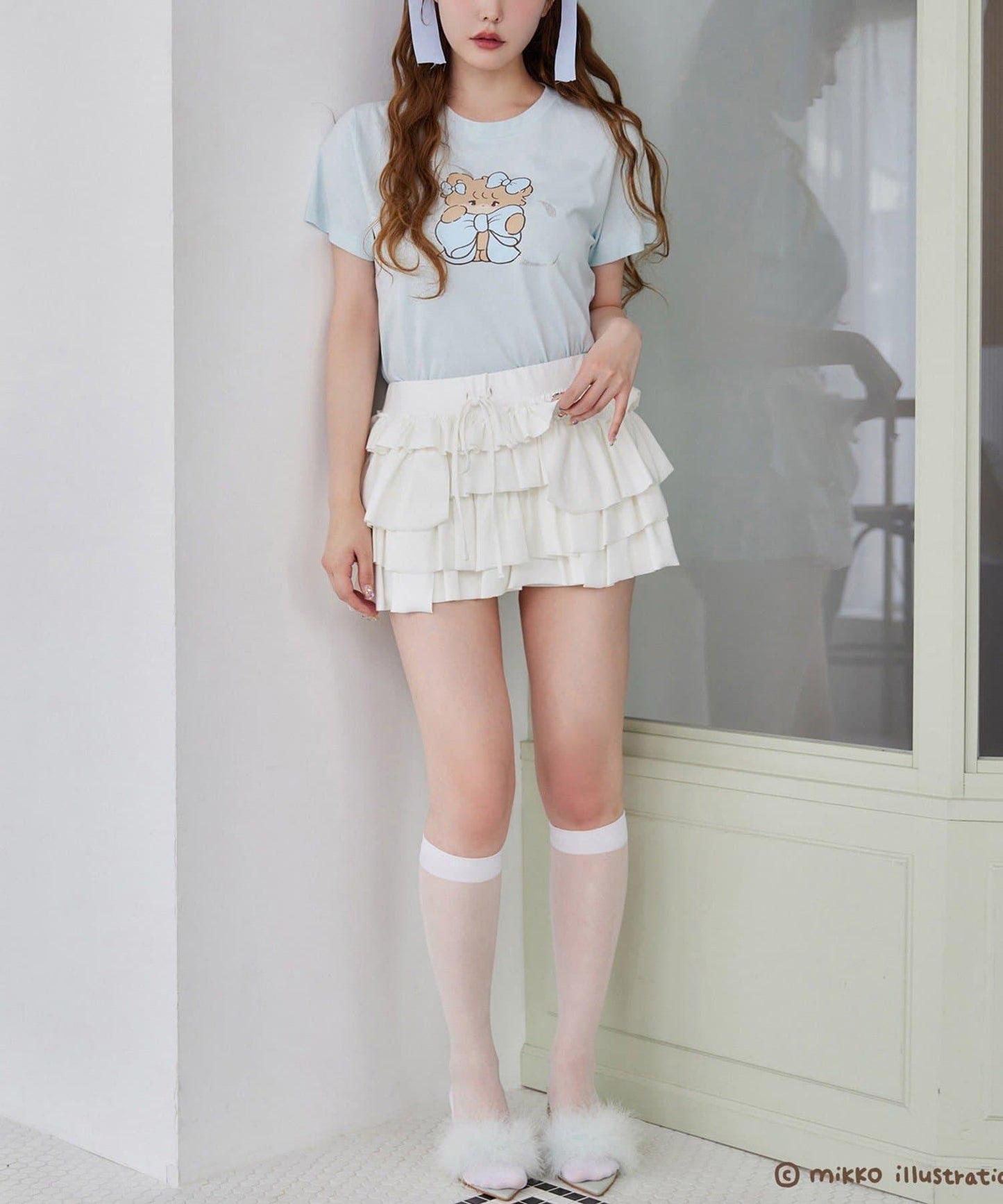 one after another mikko合作 印花T恤