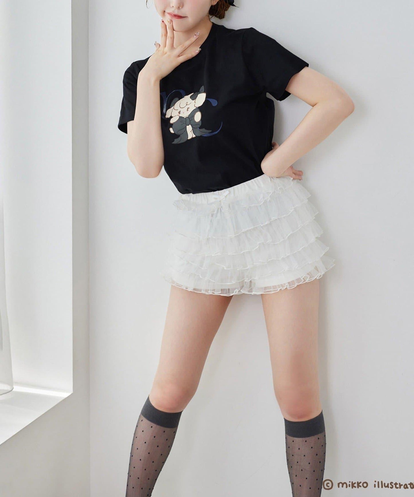 one after another mikko合作 印花T恤