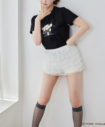 one after another mikko合作 印花T恤