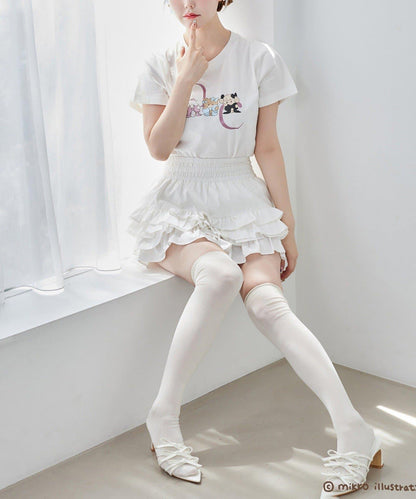 one after another mikko合作 印花T恤