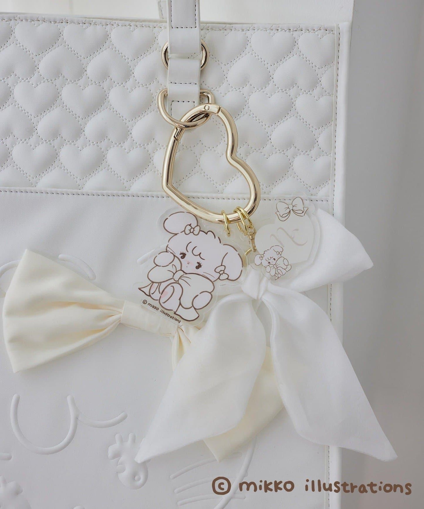 【one after anothe】【mikko コラボ】 心形登山扣裝飾掛件